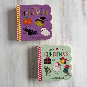 Babies Love Halloween and Christmas Lift-a-Flap Books Set